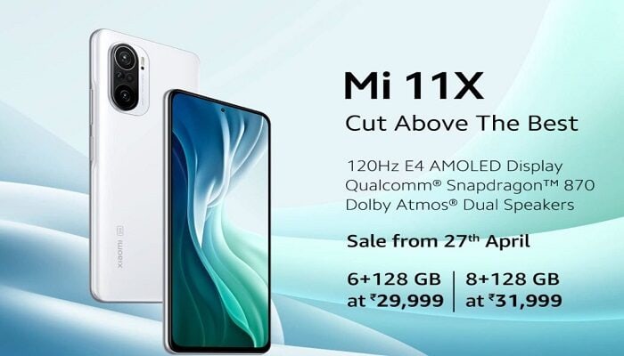 Xiaomi Mi 11X Mi 11X Pro ufficiali