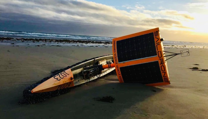 Ritrovato un drone a vela scomparso nell&#8217;Oceano Pacifico due anni fa