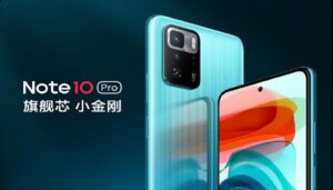Redmi Note 10 Pro Cina Dimensity 1100