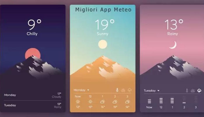 Meteo: ecco le migliori applicazioni per tenersi aggiornati