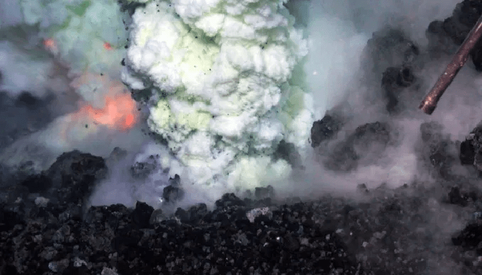 eruzioni sottomarine