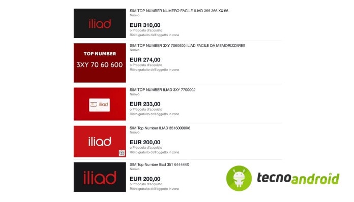iliad-sim-top-number-ebay