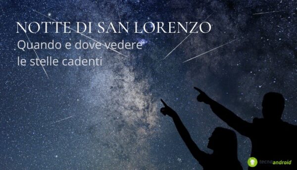 Notte di San Lorenzo: ecco dove e quando vedere le stelle cadenti
