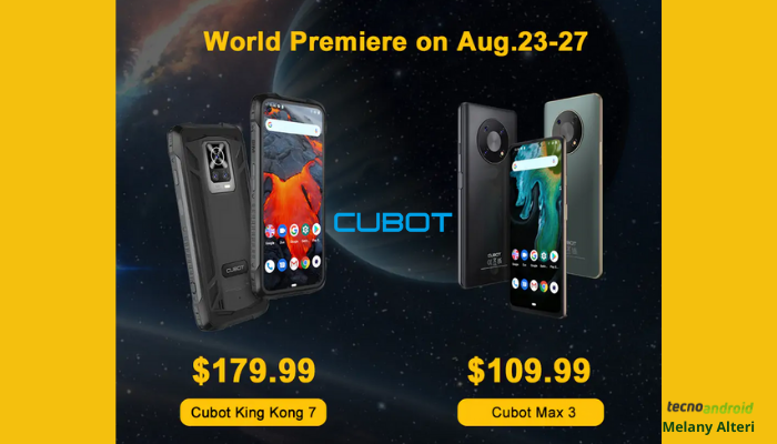 CUBOT: ora su Aliexpress, i nuovi smartphone Max 3 e KingKong 7 costano pochissimo