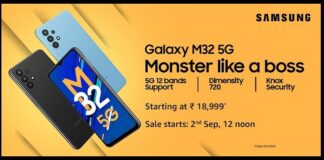 Samsung Galaxy M32 5G ufficiale