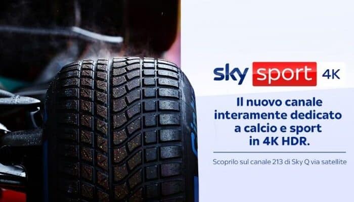 Sky Sport 4K nuovo canale