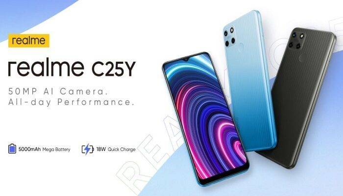 Realme C25Y ufficiale