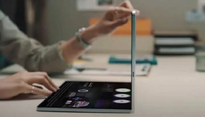 Samsung sta lavorando su un laptop con display pieghevole