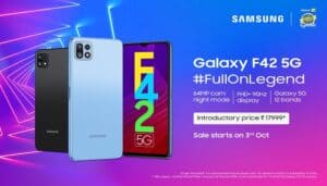 Samsung Galaxy F42 5G ufficiale