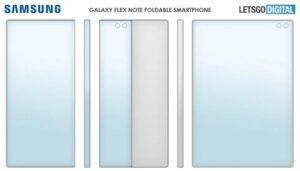 Samsung, Galaxy Flex Note, smartphone pieghevole, Galaxy Note, Galaxy S22