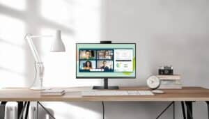 Samsung, Monitor, Webcam, S40VA, Home desk Video