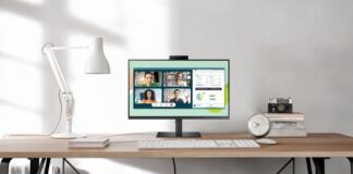 Samsung, Monitor, Webcam, S40VA, Home desk Video