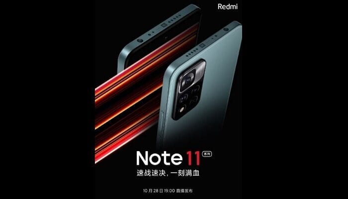 Xiaomi Redmi Note 11 28 ottobre