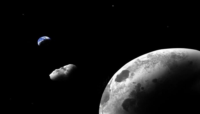 asteroide luna