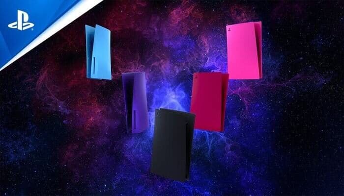 playstation-5-sony-annunciato-nuove-cover-console-nero-blu-rosso