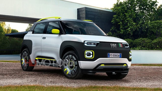 Fiat Panda elettrica 2022