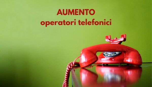 aumento operatori telefonici