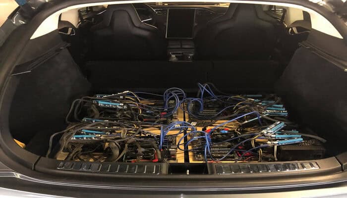 mining Tesla