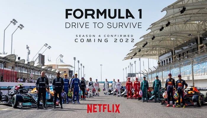 Netflix, Drive to Survive, Formula 1, F1, Serie TV, Ferrari, Mercedes, Red Bull, Aston Martin