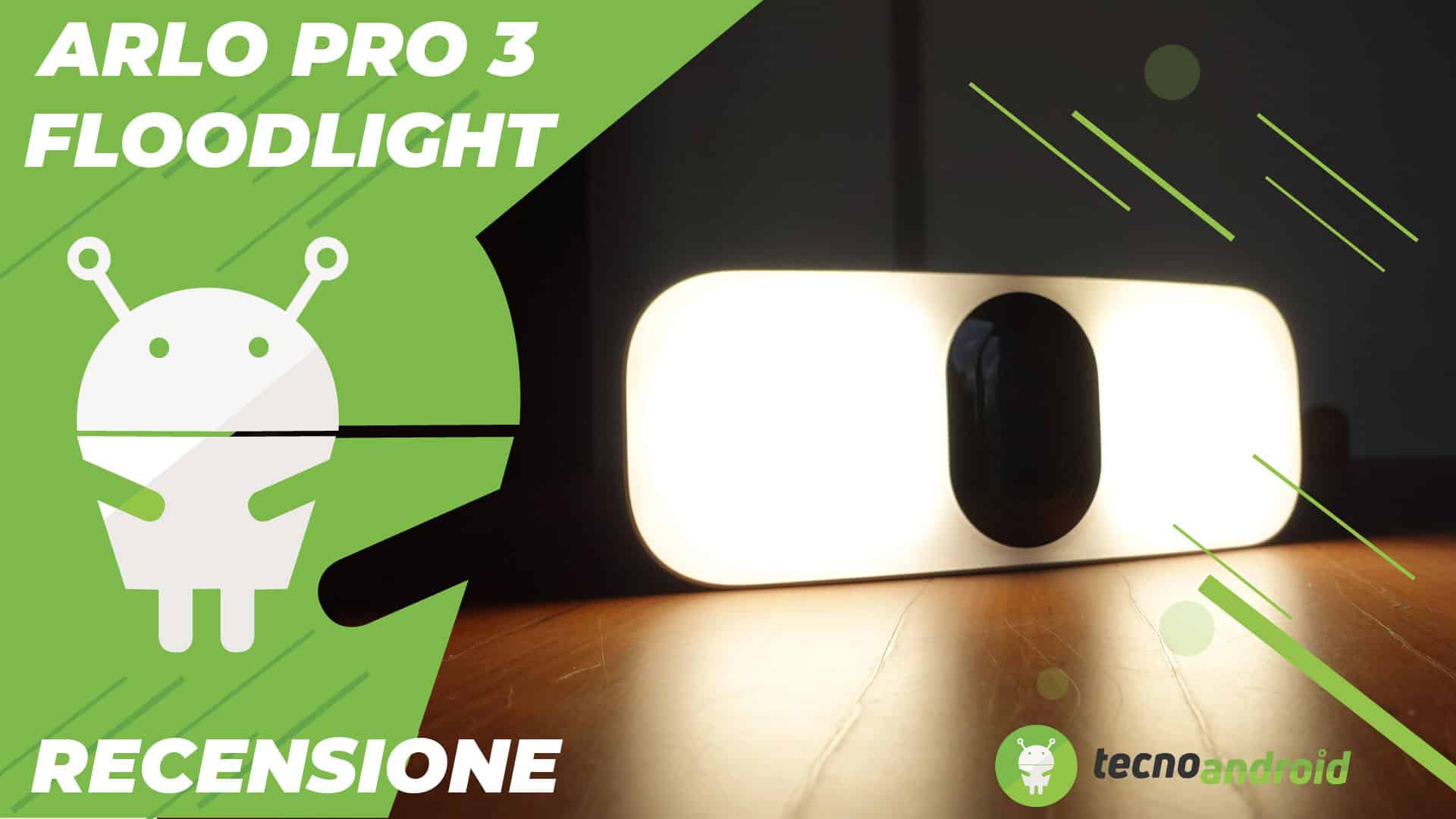 Recensione Arlo Pro 3 Floodlight Camera: videosorveglianza per esterni con pannello LED