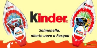 Kinder Ferrero: quest'anno la Pasqua è senza uova, la salmonella arriva anche in Italia