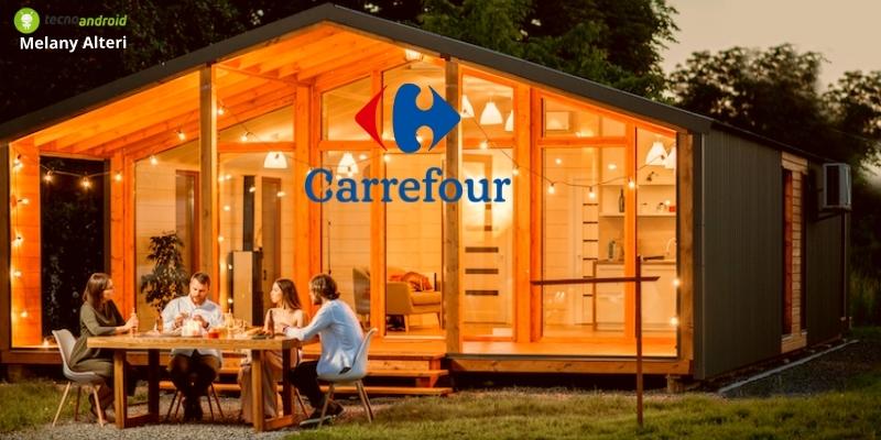 Carrefour: ora la catena "regala" una casa in legno prefabbricata