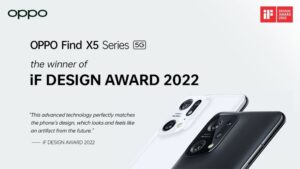 OPPO Find X5 Series riceve l'iF Design Award 2022 grazie al design futuristico