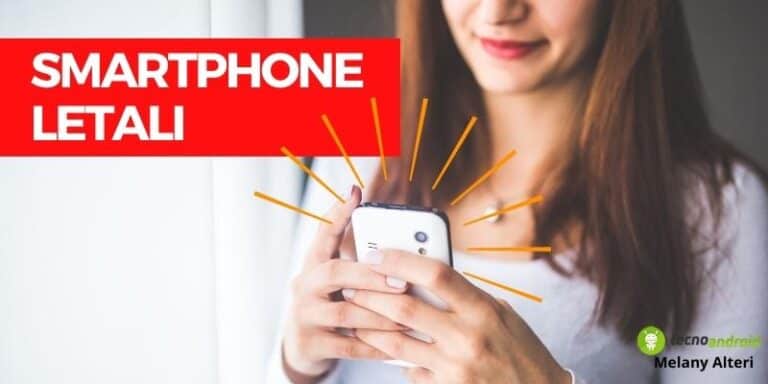 Smartphone letali: verità nascoste, alcuni modelli fanno più male di quanto sembri