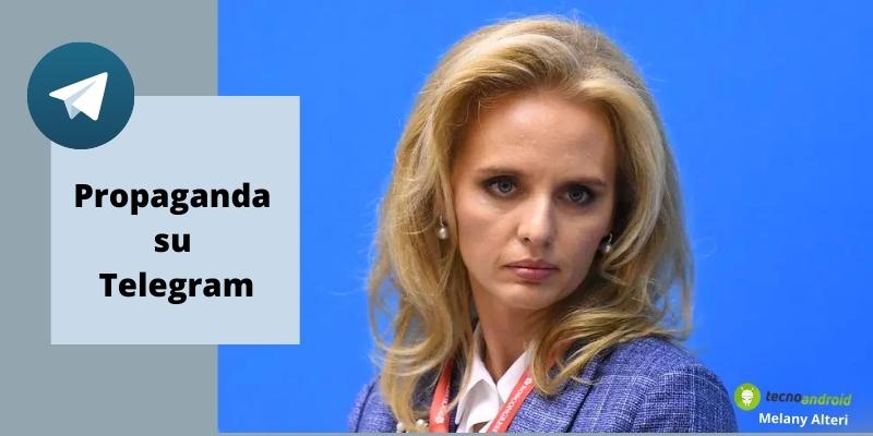 Telegram, strumento di propaganda: la figlia di Putin lancia un messaggio nascosto