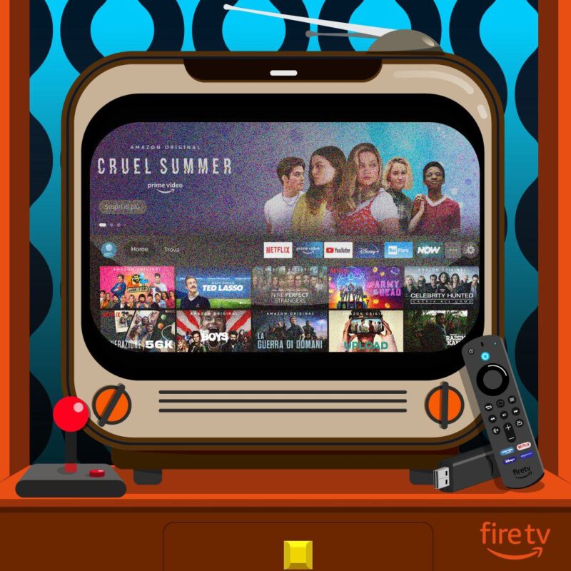 Amazon Fire TV per una TV di vecchia generazione che diventa smart