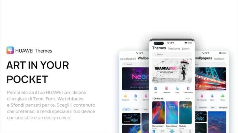 La giornata di oggi ufficializza la partenza di un'iniziativa davvero interessante da parte del colosso cinese Huawei. Tutti gli utenti che possiedono un dispositivo, che sia uno smartphone o un tablet, lanciato dalla nota azienda produttrice, potranno beneficiare della Campagna Summer che riguarda l'applicazione Huawei Temi. Tale opportunità sarà disponibile dal 21 giugno, ovvero oggi, fino al prossimo 21 luglio. Scarica contenuti e vinci premi Huawei Ogni giorno sarà possibile scaricare un contenuto, ottenendo quindi un ulteriore chance alla ruota della fortuna. Qui potrete provare a vincere premi diversi tra loro ma ugualmente importanti come ad esempio un P40 Lite, le FreeBuds 4i, un Watch Fit o un voucher sconto presso il HUAWEI Store. Cos'è HUAWEI TEMI e cosa è possibile trovare al suo interno Quest'ultima, preinstallata sui device Huawei, è disponibile in oltre 170 paesi e consente a tutti gli utenti di poter personalizzare il proprio dispositivo senza limitazioni scegliendo tra un'ampia gamma di contenuti che sono presenti proprio all'interno dell'applicativo. Sono disponibili contenuti gratis o a pagamento, con il prezzo che in questo caso va da un minimo di 0,10 € fino ad un massimo di 4,99 € a seconda del prodotto scelto ma anche delle funzionalità che permette di avere. Sarà molto semplice ma soprattutto intuitivo scegliere il contenuto che farà al caso vostro grazie alle varie sezioni come quella Highlights, la quale prevede tutte le nuove uscite, le collezioni e i trend del momento. La sezione categorie invece predispone sfondi, font, temi e molto altro in base a quella che è la categoria di riferimento. Ci saranno quindi wallpaper, wallpaper dinamici, temi, temi dinamici, stili di testo, icone, AOD ma anche watchfaces, ovvero quadranti personalizzati per gli smartwatch Huawei. Il plus che concede "Temi" è davvero unico e concede la possibilità per ogni utente Huawei di scaricare diversi prodotti come appunto temi, icone, font o AOD ad esempio e fare un mix & match andando a combinare tra loro i diversi elementi scegliendo quello che gli piace per una personalizzazione completa. Area Sconto sempre attiva: riduzioni di prezzo fino al 70% Resta invece sempre attiva l’area Sconto, la quale potrà essere raggiunta mediante il tasto centrale "Sale".  Qui ci saranno contenuti che in continuo aggiornamento settimanale. Gli sconti vanno dal 20 al 70%. Basta cliccare su questo link per accedere alla Home per poi cliccare sulla tab centrale ed accedere agli sconti.