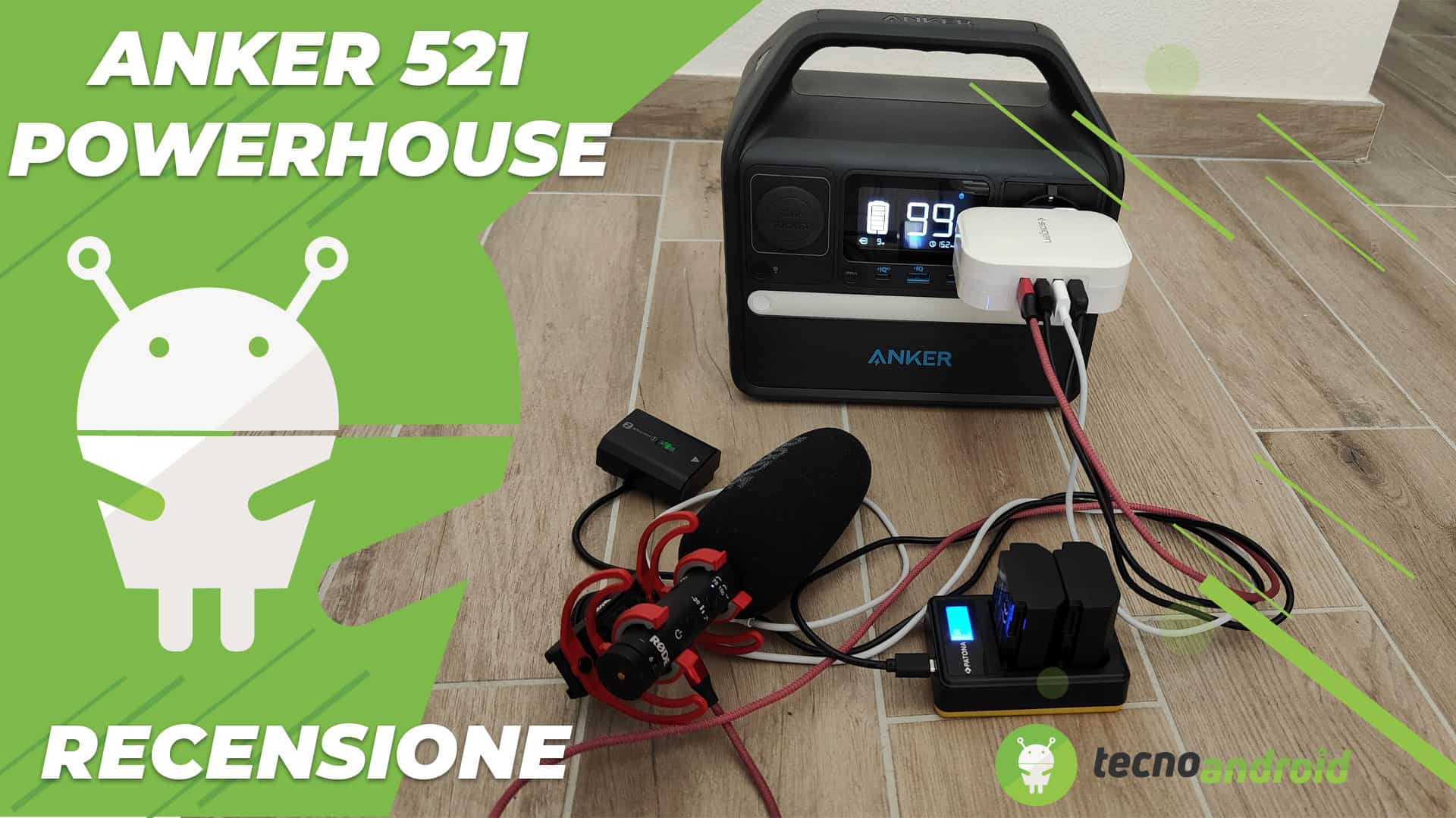 Recensione Anker 521 Powerhouse: power station portatile e ben costruita