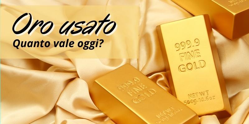 Oro usato: nel 2022 ne bastano 100g per vivere nella ricchezza