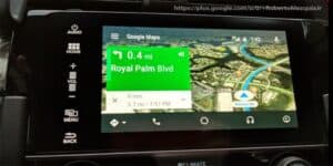 visualizzazione satellitare google maps android auto