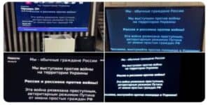 Anonymous hackera la TV russa mostrando filmati di guerra inediti ai cittadini scioccati