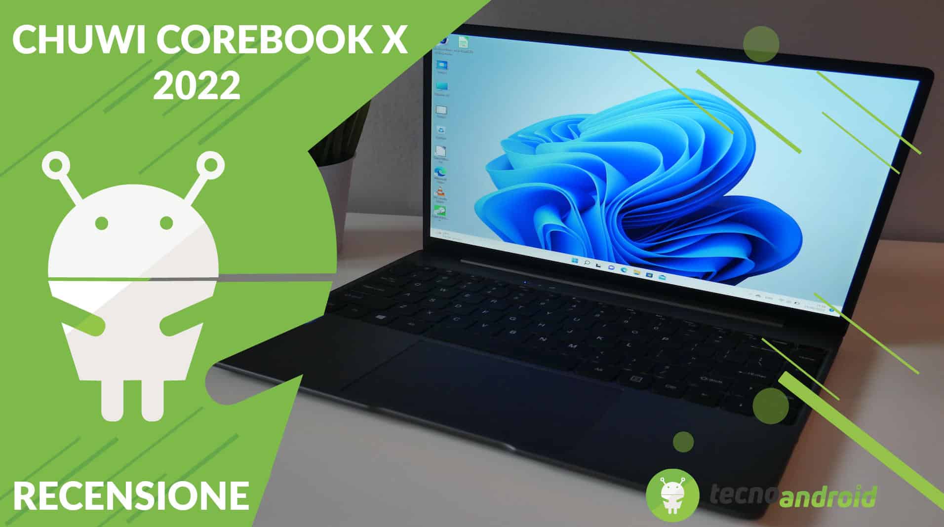 Recensione Chuwi CoreBook X: Windows 11 e display 2K per meno di 500 euro!