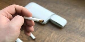Tabacco riscaldato nelle sigarette elettroniche