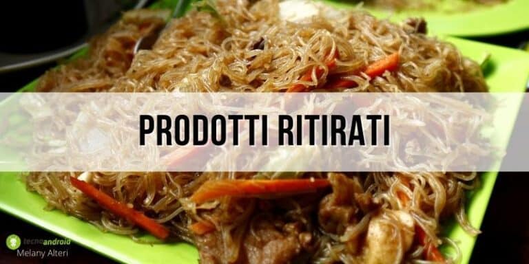 Prodotti ritirati: avete presente i noodles? Ecco, nei supermercati non ci saranno più