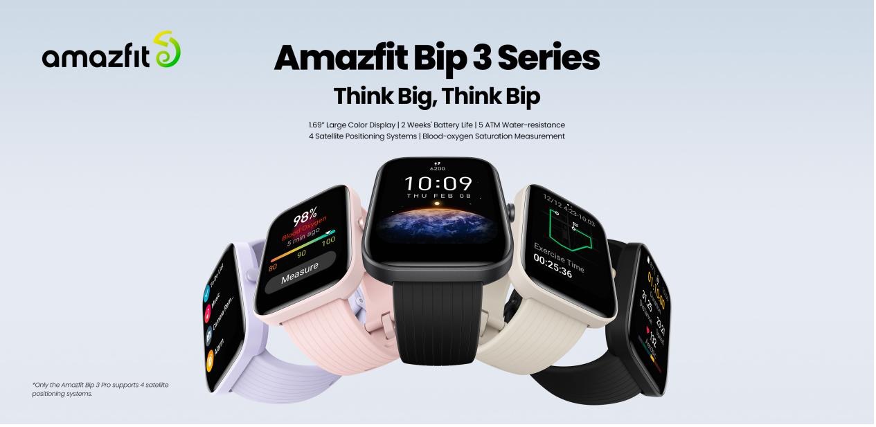 Amazfit: BIP 3 e BIP 3 Pro sono i due nuovi smartwatch top in qualità-prezzo