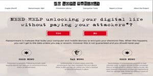 Il Progetto No More Ransom