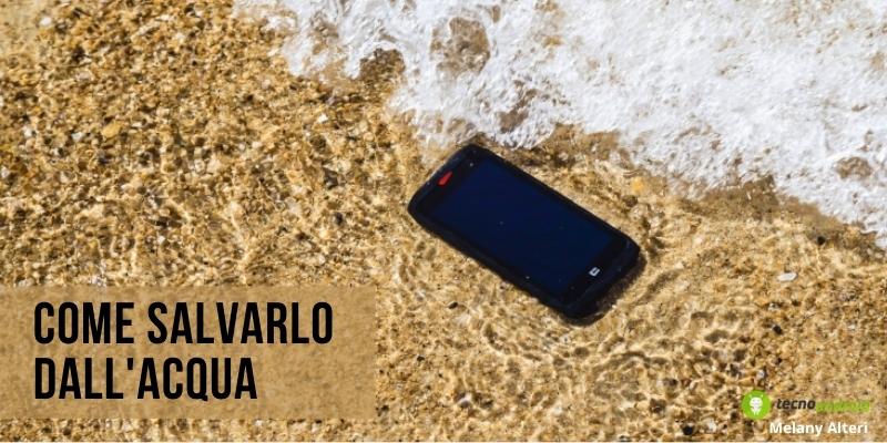 Smartphone: se ti è caduto in mare questi passaggi lo salveranno dall'acqua
