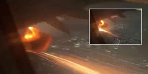 Motore di un Boeing prende fuoco poco dopo la partenza