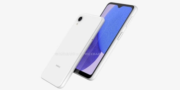 Samsung Galaxy A23e renders