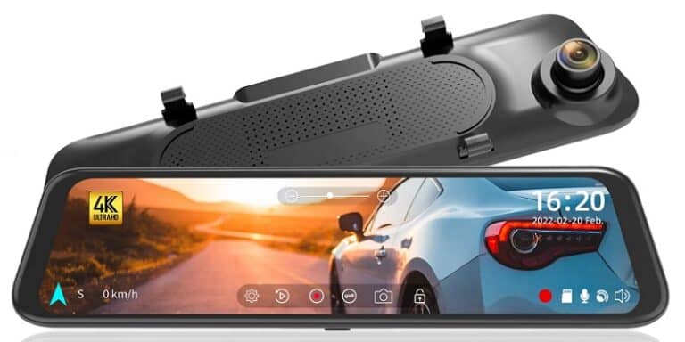 WolfBox, G850, dash cam, mirror dash cam