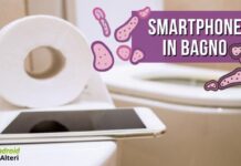 Smartphone in bagno: attenti al party di germi, può essere veramente pericoloso