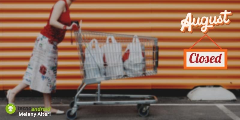 Ferragosto: affrettatevi con la spesa, supermercati chiusi il 15 Agosto