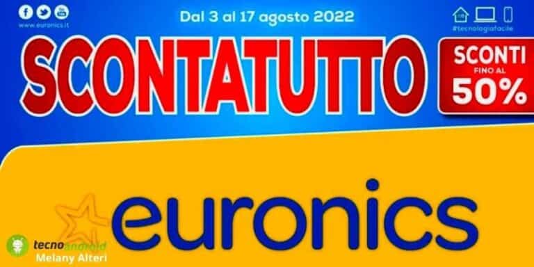 Euronics: arriva "Scontatutto", la grande promo che regala smartphone e non solo