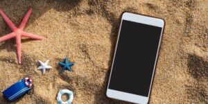 smartphone caldo sole