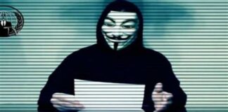 Attacco hacker rivendicato da Anonymous