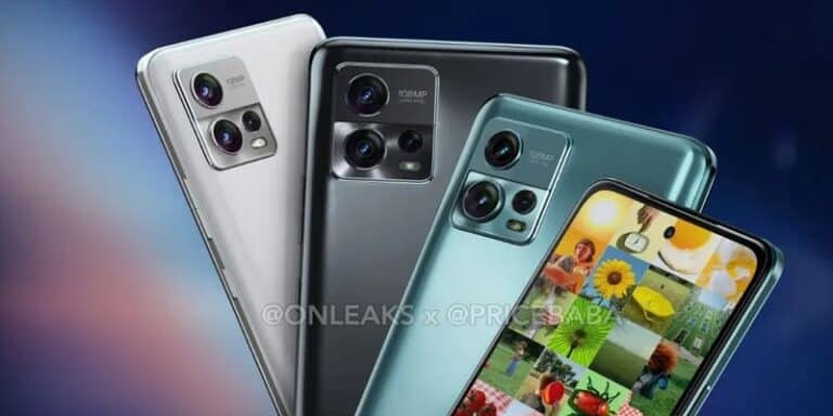 Motorola Moto G72 renders